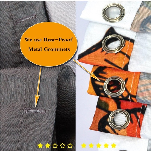 Rooster & Hen Art Shower Curtain w/12 Vintage Postcard w/Rooster Curtain Hooks - Picture 3 of 7